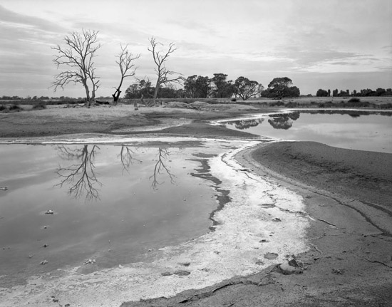 Salt pan west of Wakool