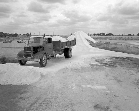 Salt works near Lake Charm